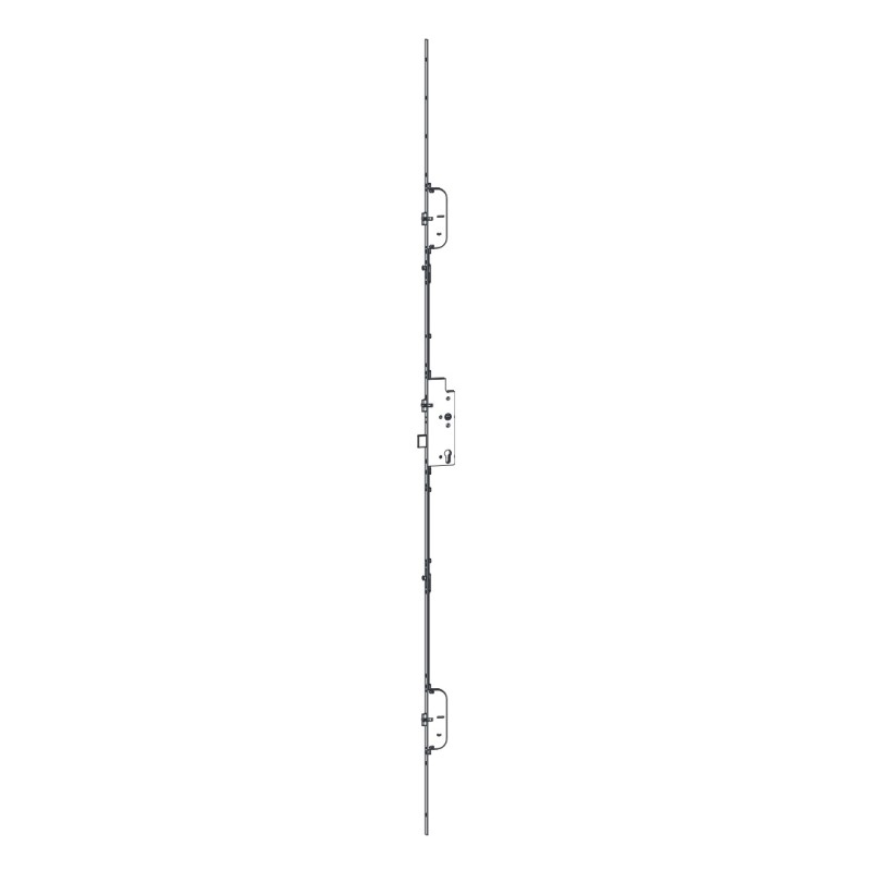 Maco 237851 Zamek Z-TF E92 DM40 PZ 2 MF + 2 i.S K+500 GM 1.050 srebrny VK8 F-2.000x16 fix PT