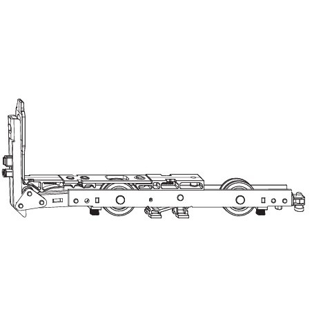 Maco 215137 Wózek przedni HS z szczotką 300kg