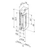 Assa Abloy 118E--------A71 EffEff Elektrozaczep awersyjny 10-24 V AC/DC z odblokowaniem