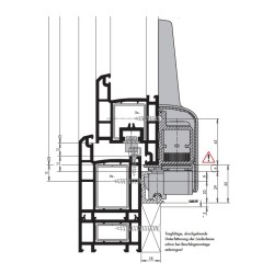 Siegenia PMKJ0032 Wózki PSK PLUS 130/160/200Z LEWE